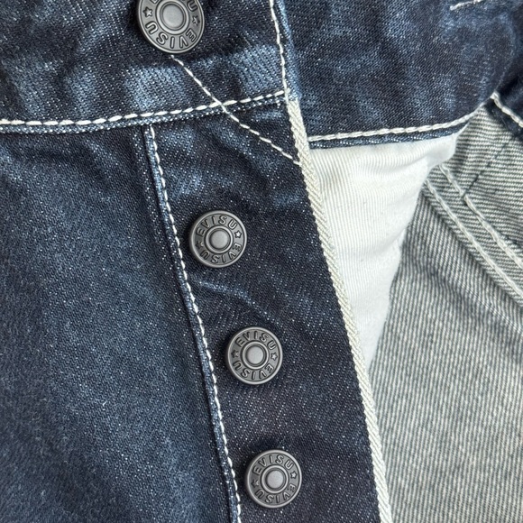 EVISU Designer Denim Japan. RARE AUTHENTIC EVISU denim shorts. Embroidered bird - Picture 8 of 14